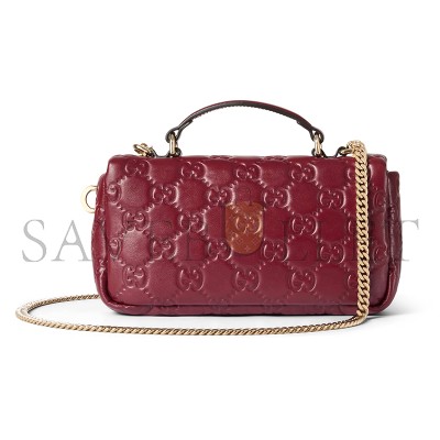 GUCCI GG MILANO SMALL TOP HANDLE BAG 806017 (21*12.5*6cm)